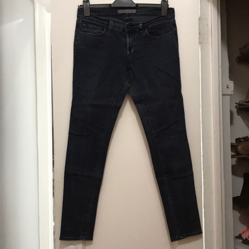 J Brand Skinny Ankle Dark Denim Jeans, Size 27